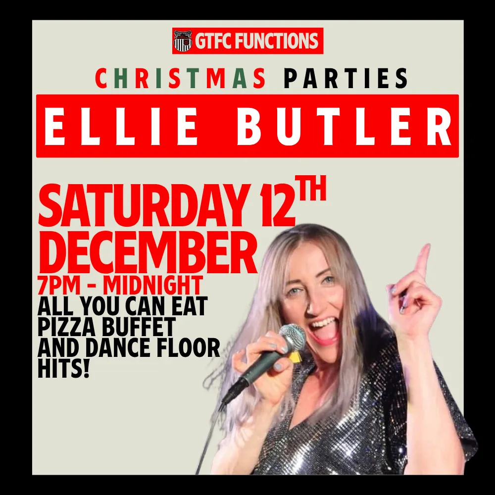 Ellie Butler banner for GTFC Events